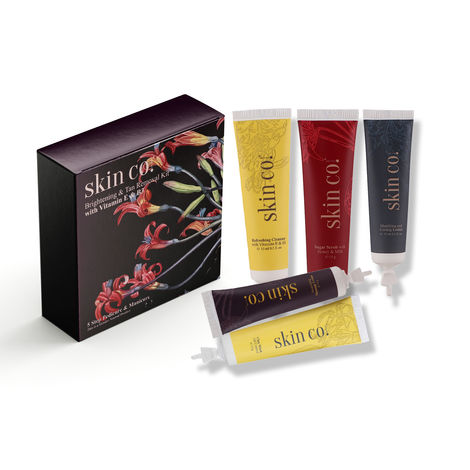 Buy Skin Co Vitamin Brightining and Tan Removal Kit for women Pedicure Manicure Hand & Foot Home Care Spa Kit | All Skin Type-Purplle
