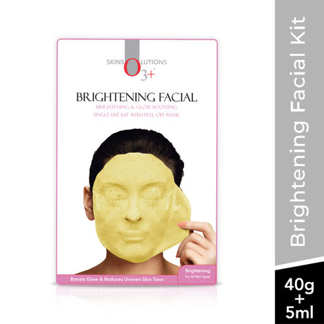 Buy O3+ Brightening Facial Single Dose Kit (45 gm)-Purplle