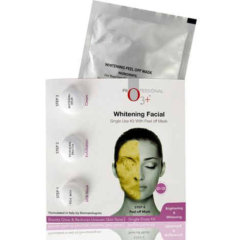 Buy O3+ Whitening Facial Kit With Brightening & Whitening Peel Off Mask (45 g)-Purplle