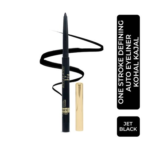 Buy Half N Half One Stroke Defining Auto Eyeliner Kohl Kajal, smudge proof and waterproof, 18hour Long Lasting, 0.3 gm-Purplle