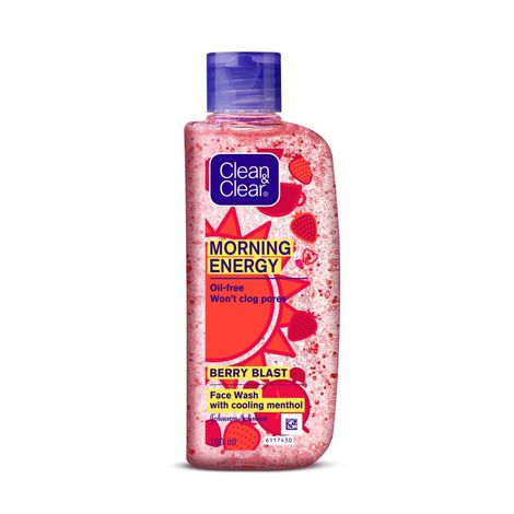 Buy Clean & Clear Morning Energy Berry BlastFace Wash 100ml-Purplle