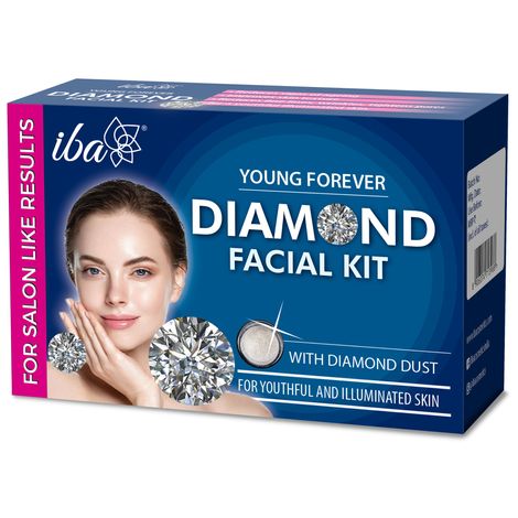 Buy Iba Young Forever Diamond Facial Kit (6 Steps Single Use) l 6 Steps Single Use Kit l For Youthful Illuminated Skin l Salon Like Results-Purplle