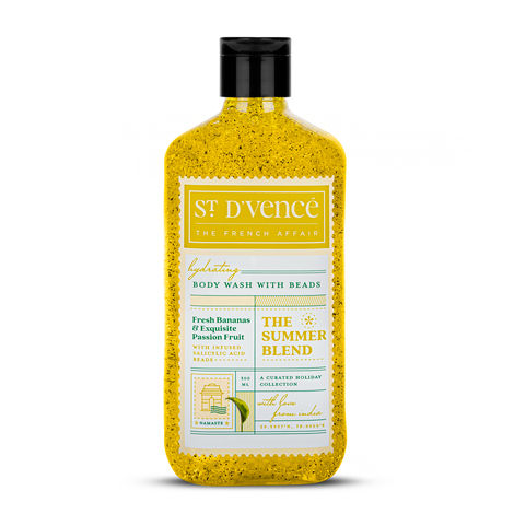 Buy ST. DVENCE The Summer Blend Body Wash with Salicylic Acid Beads- Controls Body & Back Acne | Sulphates & Paraben Free 300 ml-Purplle