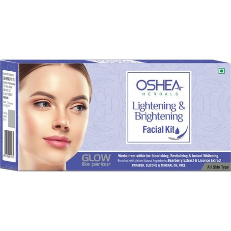 Buy Oshea Herbals Lightening & Brightening Facial Kit (330 gm)-Purplle