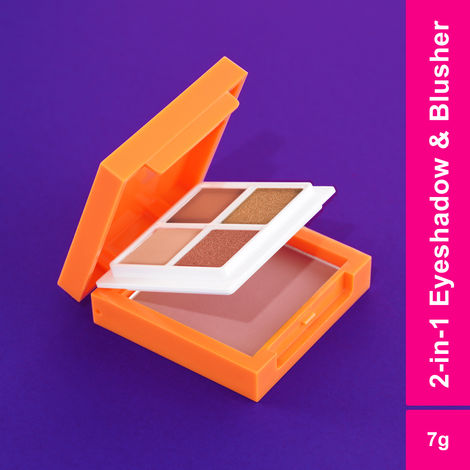 Buy Swiss Beauty Craze Eyeshadow and Blusher Palette with highly pigmented and Blendable Colors | Shade -3, Sweet Sunset |-Purplle