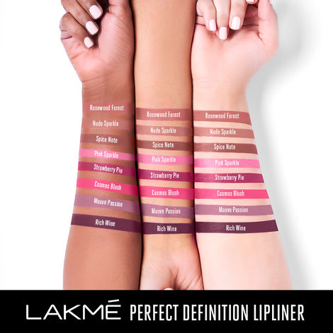 Lakme Perfect Definition LipLiner, Nude Sparkle, 0.78g