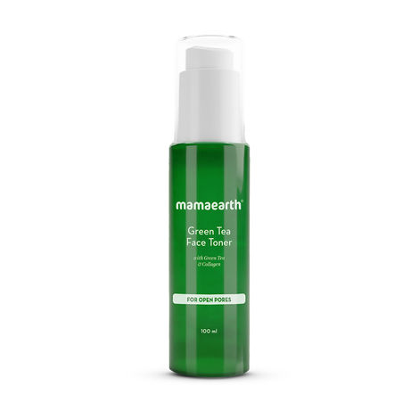 Buy Mamaearth Green Tea Face Toner With Green Tea & Collagen For Open Pores - 100 ml-Purplle