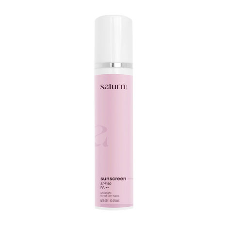 Buy Saturn by GHC sunscreen spf 50 pa++ ultra light Anti-Pollution Sunscreen Cream SPF 50++(Pack of 1)-Purplle