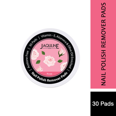 Buy Jaquline USA Nail Polish Remover Pads Rose 30s-Purplle