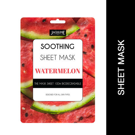 Buy Jaquline USA Brightening Sheet Mask Watermelon-Purplle