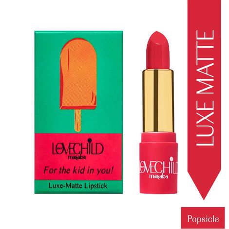 Buy LoveChild Masaba - For the Kid in You! - 02 Popsicle - Luxe Matte Lipstick 1 Pc-Purplle