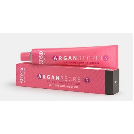 Buy Streax Professional Argan Secret Hair Colourant Cream - Brown 4 (60 g)-Purplle