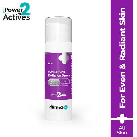 Buy The Derma co.C-Cinamide Radiance Serum With 10% Vitamin C & 5% Niacinamide for Glowing & Spotless Skin Kit- 30ml-Purplle