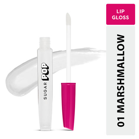 Buy SUGAR POP High shine Lip Gloss - 01 Marshmallow - 3.5 ml | Richly Pigmented | Hyaluronic-Infused | Vitamin E, jojoba oil & shea butter enriched-Purplle