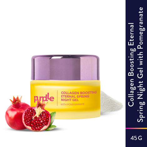 Buy Purplle Collagen Boosting Eternal Spring Night Gel with Pomegranate | All Skin Types | Brightens | Rejuvenates | Anti-aging | Plumps Skin | Night Cream | Moisturizer (45 gm)-Purplle