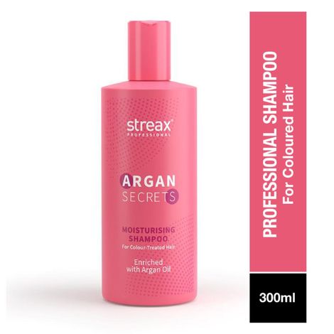 Buy Streax Professional Argan Secrets Colour Protect Shampoo (300 ml)-Purplle