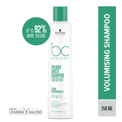 Buy Schwarzkopf Professional Bonacure Volume Boost shampoo with Creatine | For Fine Hair | 250 ml-Purplle