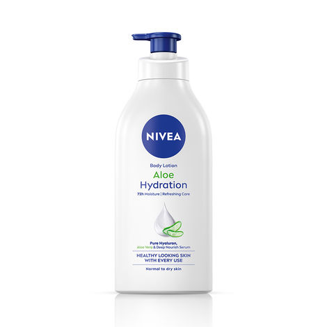 Buy NIVEA Body Lotion, Aloe Hydration, ForA All Skin Types, 600 ml-Purplle