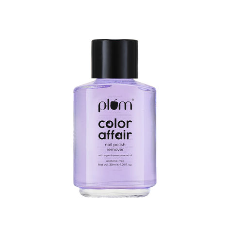 Buy Plum Color Affair Nail Polish Remover | Acetone-free | Easy Removal | 100% Vegan & Cruelty-Free-Purplle