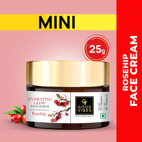 Buy Good Vibes Rosehip Hydrating Glow Face Cream (25g)-Purplle