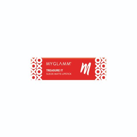 Buy MyGlamm Treasure IT Suede Matte Lipstick-Cuddle Buddy-4.2 gm-Purplle