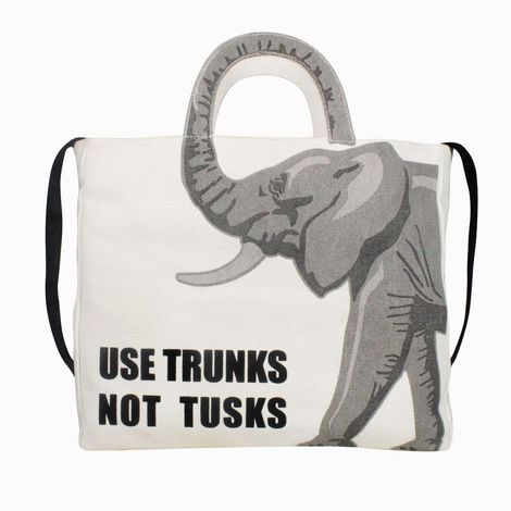 Buy Colorbar Co-Earth The Trumpet Tote - Cloud White (740 gm)-Purplle