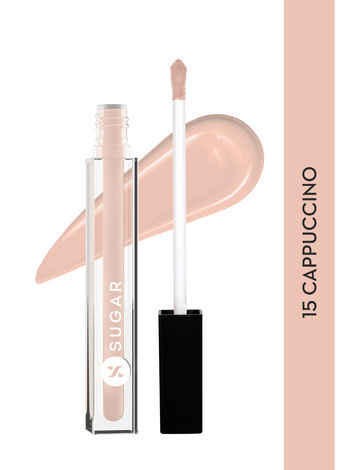 Buy SUGAR Cosmetics Auto Correct Creaseless Matte Cream For All Skin Typesy Full Coverage Concealer (Cool Undertone)- 15 Cappuccino (For Light Skin Tone) | 2 Gm-Purplle