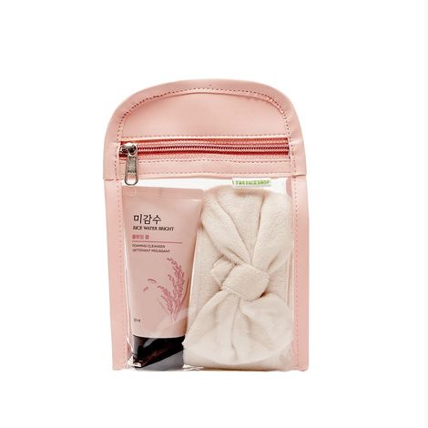 Buy The Face Shop Rice Water Bright Foaming Face Wash 50ml | Face Wash for Glowing Skin | Cleanser for Uneven Skin Tone | Korean Skin Care, For Oily skin-Purplle