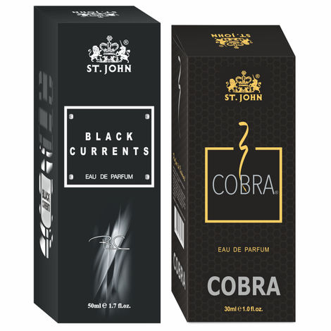 Buy St John Cobra 30 ml & Black Current 50 ml Body Perfume Combo Gift Pack Eau de Parfum - 80 ml (For Men & Women)-Purplle