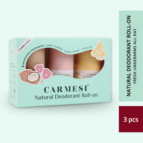 Buy Carmesi Natural Deodorants Combo Pack - Pack of 3-Purplle