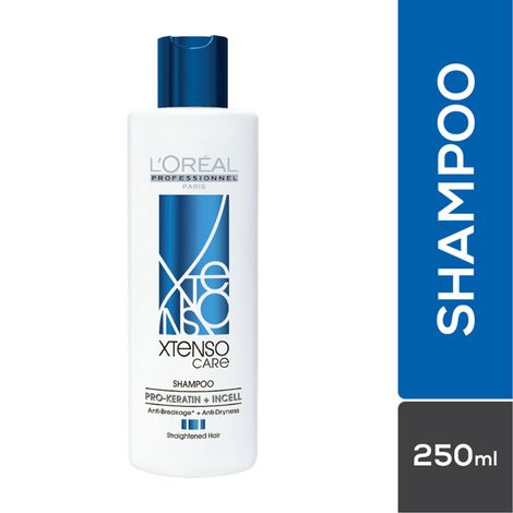 Buy L'Oreal Professionnel Xtenso Care Shampoo|For Salon Straightened hair | Smoothens, nourishes and strengthens hair| With Pro-Keratin and Incell (250ml)-Purplle