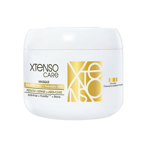 Buy L'Oreal Professionnel Xtenso Care Sulfate-free.Paraben Free Masque |Hair Masque  for all hair types|Shine +Fluidity + Anti frizz|With Keratin Repair (196gms)-Purplle