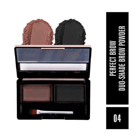 Buy Matt look Perfect Brow Duo-Shade Brow Powder, Eyebrow Palette, Eye Makeup, Mutlicolor-4 (8gm)-Purplle