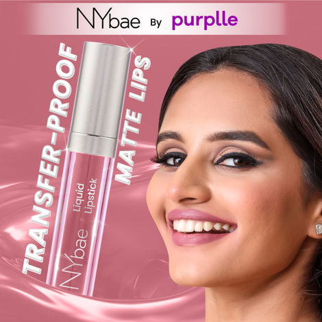Buy NY Bae Confessions Liquid Lipstick - Pillow Talk 14 (4.5 ml) | Matte Lipstick | Nude Brown Shade | Moisturizing | Long Lasting | Transfer Proof-Purplle