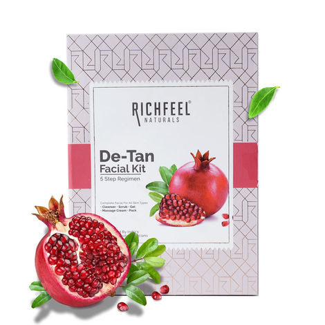 Buy Richfeel De-Tan Facial Kit 5x50g-Purplle