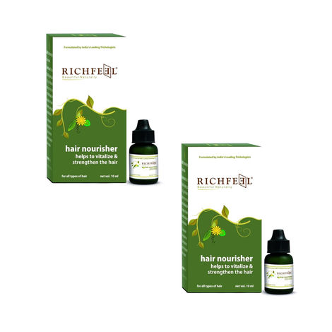Buy Richfeel Hair Nourisher - Pack Of 2 (10 ml)-Purplle
