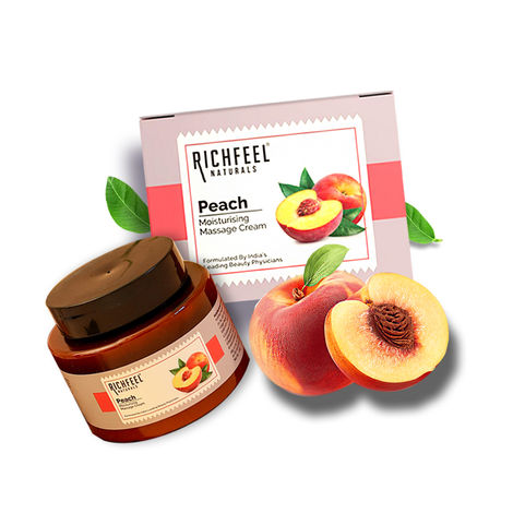 Buy Richfeel Peach Massage Cream (100 g)-Purplle
