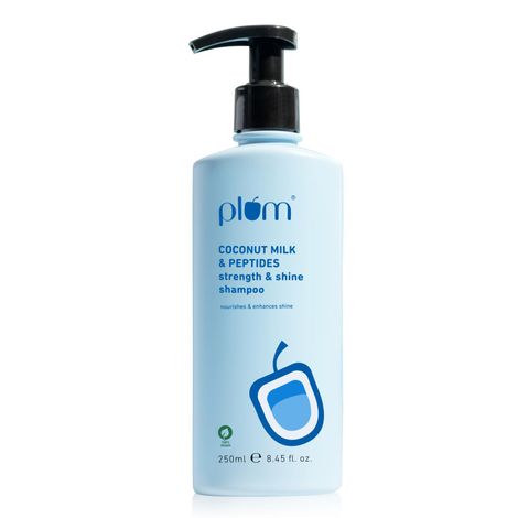 Buy Plum Coconut Milk & Peptides strength & shine shampoo 250 ml-Purplle