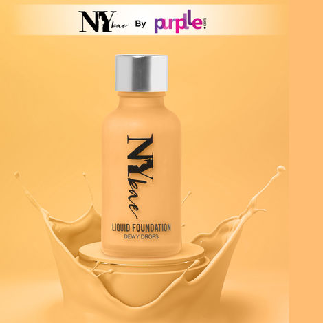 Buy NY Bae Dewy Drops Foundation - Freddo 04 (30 ml) | Wheatish Skin | Cool Undertone | Full Coverage | Long Lasting | Non-Transfer-Purplle