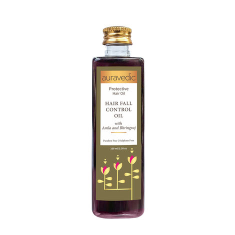 Buy Auravedic Protective Hair Fall Control Oil (100 ml)-Purplle
