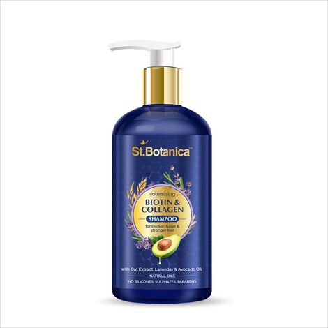 Buy St.Botanica Biotin & Collagen Volumizing Shampoo (300 ml)-Purplle
