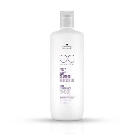 Buy Schwarzkopf Professional Bonacure Frizz Away Shampoo with Babassu Oil 1000ML-Purplle