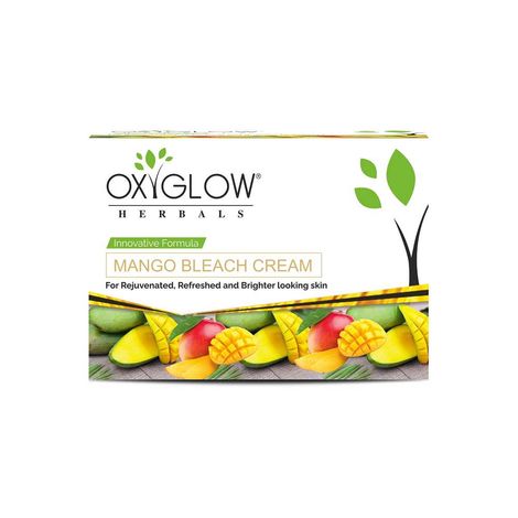 Buy OxyGlow Herbals Mango Bleach Cream|Dead Skin Repair|Remove Sun Tan|Repair Dull Skin |Brightens & Lightens the Skin-Purplle