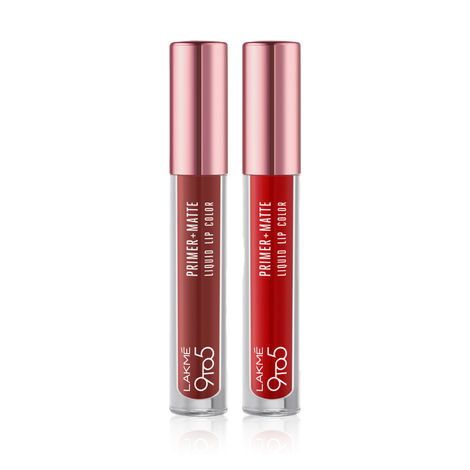 Buy Lakme 9 to 5 Liquid Lip Combo - Combo of 2-Purplle