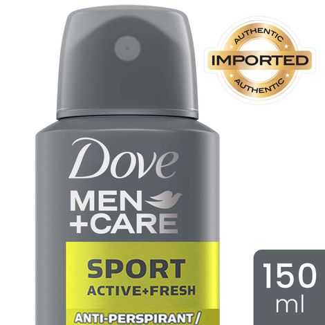Buy Dove Men+Care Sport Active + Fresh Dry Spray Antiperspirant Deodorant (150 ml)-Purplle