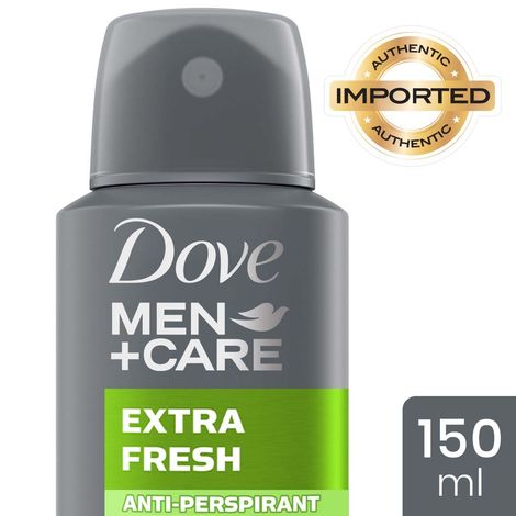 Buy Dove Men+Care Extra Fresh Dry Spray Antiperspirant Deodorant (150 ml)-Purplle