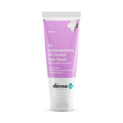 Buy The Derma Co.2% Hyalacalamine Oil Control Face Wash For Oil-Free Clear Skin (100 ml)-Purplle