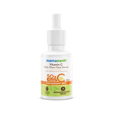 Buy Mamaearth Vitamin C Daily Glow Face Serum With Vitamin C & Turmeric for Radiant Skin - 10 ml-Purplle