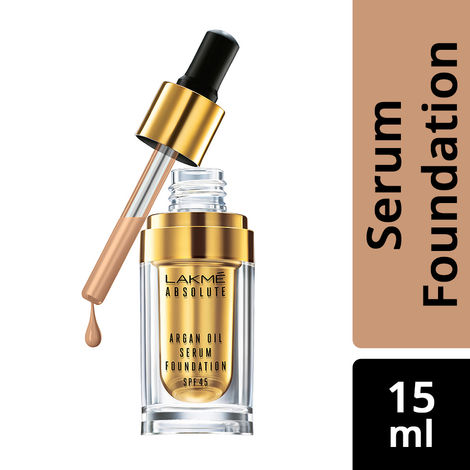 Buy Lakme Absolute Argon Oil Serum Foundation - Warm Sand (15 ml)-Purplle