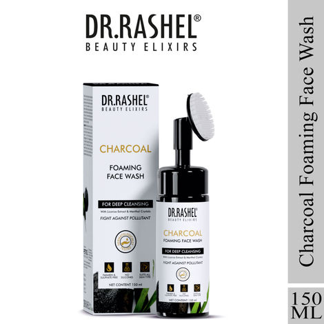 Buy Dr.Rashel Charcoal Foaming Face Wash (150 ml)-Purplle
